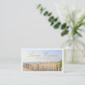 Carte De Visite Plage (Debout devant)