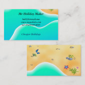 Carte De Visite Plage (Devant / Derrière)