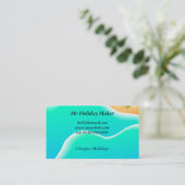 Carte De Visite Plage (Debout devant)