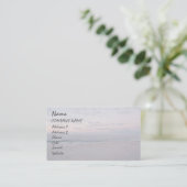Carte de visite 'Plage à l'aube' (Debout devant)