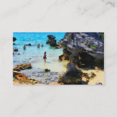 Carte De Visite Plage à St George Bermudes (Dos)