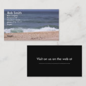 Carte De Visite Plage célèbre Oahu Hawaï de coucher du soleil (Devant / Derrière)