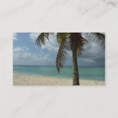 Carte De Visite Plage d'Aruba I Belle Scène Nature (Dos)