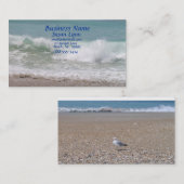 Carte De Visite Plage de la Caroline du Nord (Devant / Derrière)