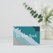 Carte De Visite Plage de l'océan (Debout devant)