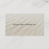 Carte De Visite Plage de sébaste et de sable avec vagues bleues (Dos)