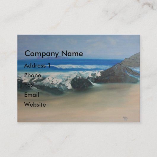 Carte De Visite Plage de Squeaky (Devant)