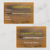 Carte De Visite Plage de Squeaky 5 (Devant / Derrière)