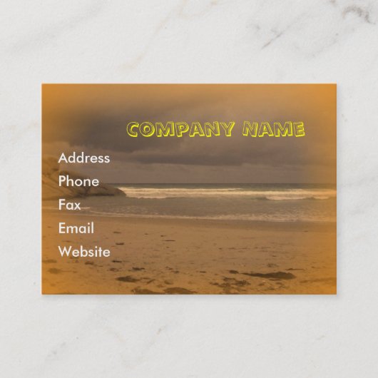 Carte De Visite Plage de Squeaky 5 (Devant)