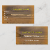 Carte De Visite Plage de Squeaky 5 (Devant / Derrière)