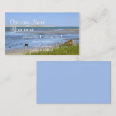 Carte De Visite Plage d'océan sur la baie de Cape Cod (Devant / Derrière)