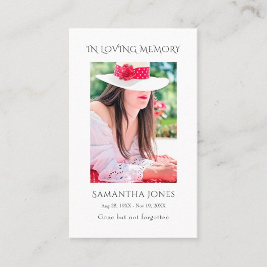 Carte De Visite Plage florale tropicale Célébration de la prière d (Devant)