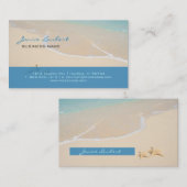 Carte De Visite Plage Hawaiian de PixDezines (Devant / Derrière)