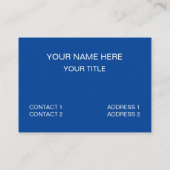 Carte De Visite Plage Palm Tree Realtor Beach (Dos)