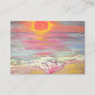 Carte De Visite Plage Sunset de Cape San Blas