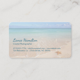 Carte De Visite Plage tranquille