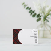 Carte De Visite plaid (Debout devant)