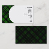 Carte De Visite plaid : 2 côtés : (Devant / Derrière)