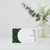 Carte De Visite plaid : 2 côtés : (Debout devant)