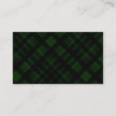 Carte De Visite plaid : 2 côtés : (Dos)