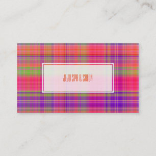 Carte De Visite Plaid de PixDezines Malibu
