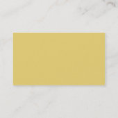 Carte De Visite Plaid jaune - Entreprise (Dos)
