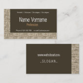 Carte De Visite plaidoyer (Devant / Derrière)