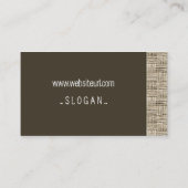 Carte De Visite plaidoyer (Dos)