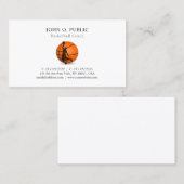 Carte De Visite Plaine à la mode moderne d'entraîneur (Devant / Derrière)