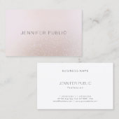 Carte De Visite Plaine à la mode professionnelle moderne simple (Devant / Derrière)