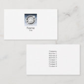 Carte De Visite Plaine - affaires (Devant / Derrière)