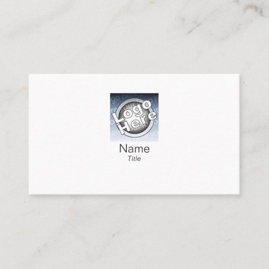 Carte De Visite Plaine - affaires (Devant)