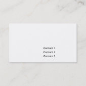 Carte De Visite Plaine - affaires (Dos)