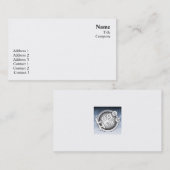 Carte De Visite Plaine - affaires (Devant / Derrière)