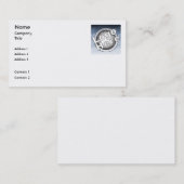 Carte De Visite Plaine - affaires (Devant / Derrière)