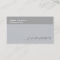 Plaine minimale professionnelle grise élégante