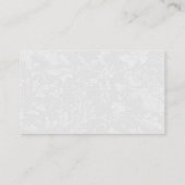 Carte De Visite Plaine minimaliste moderne (Dos)