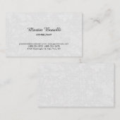 Carte De Visite Plaine minimaliste moderne (Devant / Derrière)