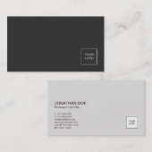 Carte De Visite Plaine professionnelle moderne avec des couleurs (Devant / Derrière)