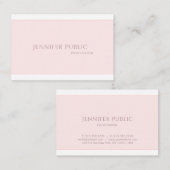 Carte De Visite Plaine simple créative professionnelle de (Devant / Derrière)