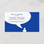 Carte De Visite plaisanterie de plan de cours de professeur (Dos)