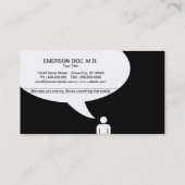 Carte De Visite plaisanterie d'optométriste (Dos)