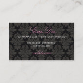 Carte De Visite plaisir 311-Pink (Dos)