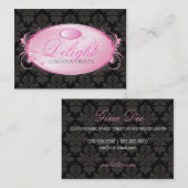 Carte De Visite Plaisir 311 rose (Devant / Derrière)