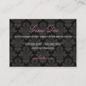 Carte De Visite Plaisir 311 rose (Dos)