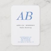 Carte De Visite Plaisir aux canicules (Dos)