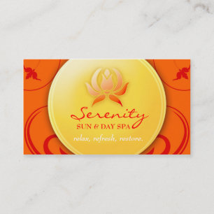 Carte De Visite Plaisir chaud du spa 311