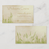 Carte De Visite Plaisir organique (Devant / Derrière)