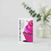 Carte De Visite Plaisirs de petit gâteau - pâtisseries de desserts (Debout devant)