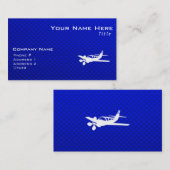 Carte De Visite Plan bleu (Devant / Derrière)